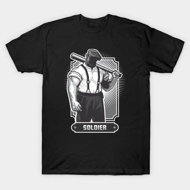 Character Metaphor- Mafia Mobster Soldier 2.0 T-Shirt by Vector-Artist